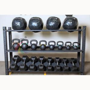 Купить Модульный стеллаж для гантелей, гирь и медболов 1320х430х1200 в Белореченске 