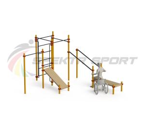 Купить Спортивный комплекс для инвалидов-колясочников WRK-D20_76mm в Белореченске 