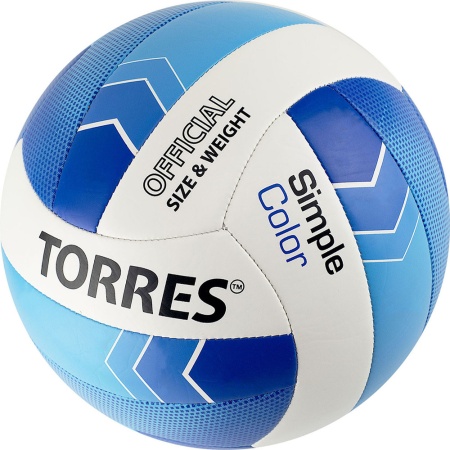 Купить Мяч волейбольный Torres Simple Color любительский р.5 в Белореченске 